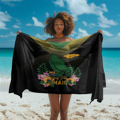 Jamaica Sarong Stay Strong - Stay Safe - African Pride