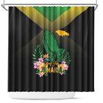 Jamaica Shower Curtain Stay Strong - Stay Safe - African Pride