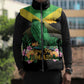 Personalized Pray For Jamaica Sleeveless Puffer Jacket Jamaica Strong