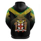 Personalized Jamaica Zip Hoodie Stay Strong - Stay Safe - African Pride