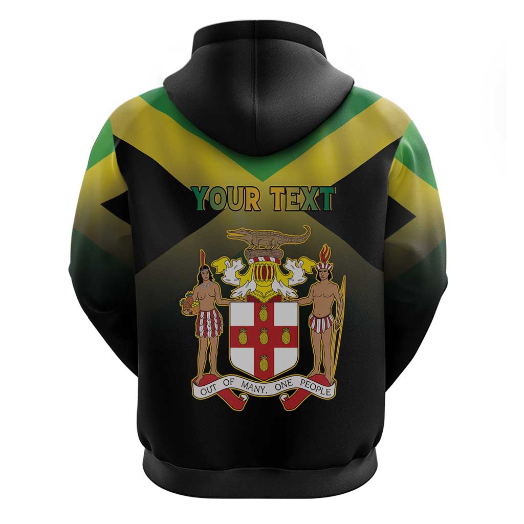 Personalized Jamaica Zip Hoodie Stay Strong - Stay Safe - African Pride