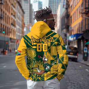 Custom South Africa Rugby Hoodie Springboks With Protea Cynaroides