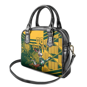 Custom South Africa Rugby Shoulder Handbag Springboks With Protea Cynaroides