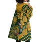 Custom South Africa Rugby Wearable Blanket Hoodie Springboks With Protea Cynaroides