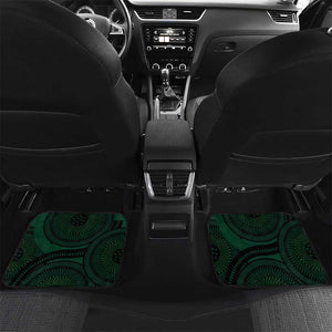 Custom South Africa Rugby Car Mats Springboks Mascot African Pattern