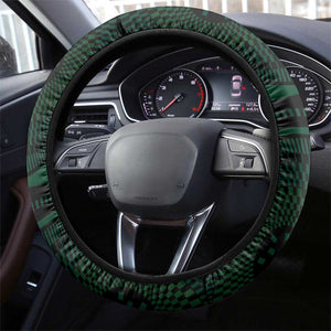 South Africa Rugby Steering Wheel Cover Springboks Mascot African Pattern