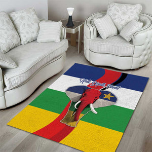 Central African Republic Republic Day 1958 Area Rug Zo Kwe Zo - Flag Style