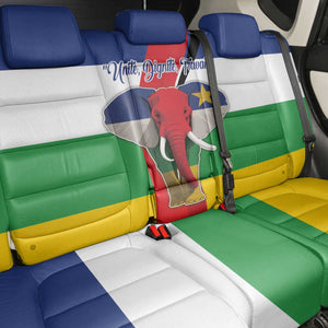 Central African Republic Republic Day 1958 Back Car Seat Cover Zo Kwe Zo - Flag Style