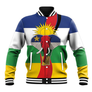 Central African Republic Republic Day 1958 Baseball Jacket Zo Kwe Zo - Flag Style