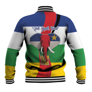 Central African Republic Republic Day 1958 Baseball Jacket Zo Kwe Zo - Flag Style