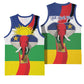Central African Republic Republic Day 1958 Basketball Jersey Zo Kwe Zo - Flag Style LT18