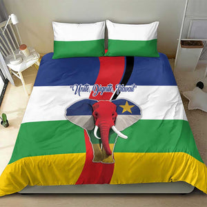 Central African Republic Republic Day 1958 Bedding Set Zo Kwe Zo - Flag Style