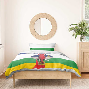 Central African Republic Republic Day 1958 Bedding Set Zo Kwe Zo - Flag Style