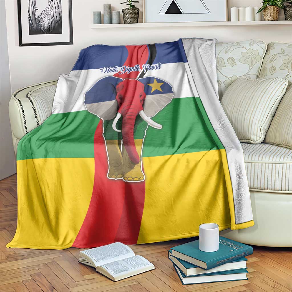 Central African Republic Republic Day 1958 Blanket Zo Kwe Zo - Flag Style