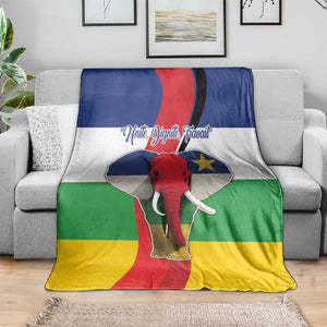 Central African Republic Republic Day 1958 Blanket Zo Kwe Zo - Flag Style