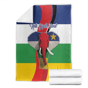 Central African Republic Republic Day 1958 Blanket Zo Kwe Zo - Flag Style