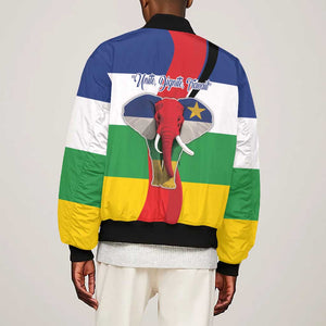 Central African Republic Republic Day 1958 Bomber Jacket Zo Kwe Zo - Flag Style