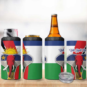 Central African Republic Republic Day 1958 4 in 1 Can Cooler Tumbler Zo Kwe Zo - Flag Style