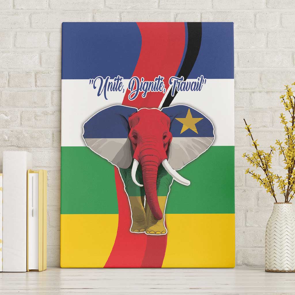 Central African Republic Republic Day 1958 Canvas Wall Art Zo Kwe Zo - Flag Style