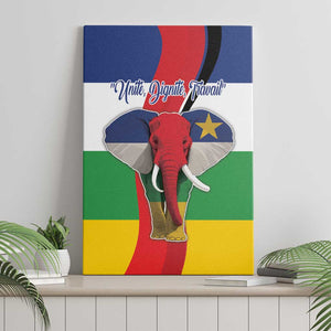 Central African Republic Republic Day 1958 Canvas Wall Art Zo Kwe Zo - Flag Style