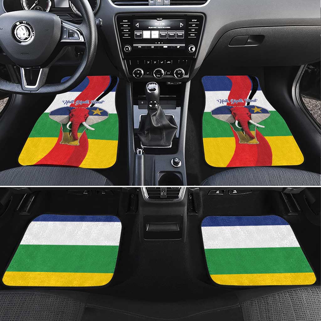 Central African Republic Republic Day 1958 Car Mats Zo Kwe Zo - Flag Style