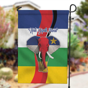 Central African Republic Republic Day 1958 Garden Flag Zo Kwe Zo - Flag Style