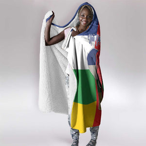 Central African Republic Republic Day 1958 Hooded Blanket Zo Kwe Zo - Flag Style