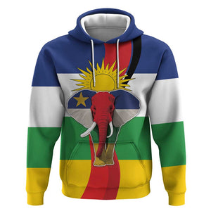 Central African Republic Republic Day 1958 Hoodie Zo Kwe Zo - Flag Style