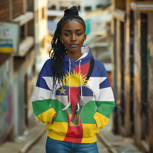 Central African Republic Republic Day 1958 Hoodie Zo Kwe Zo - Flag Style