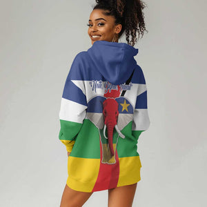 Central African Republic Republic Day 1958 Hoodie Dress Zo Kwe Zo - Flag Style