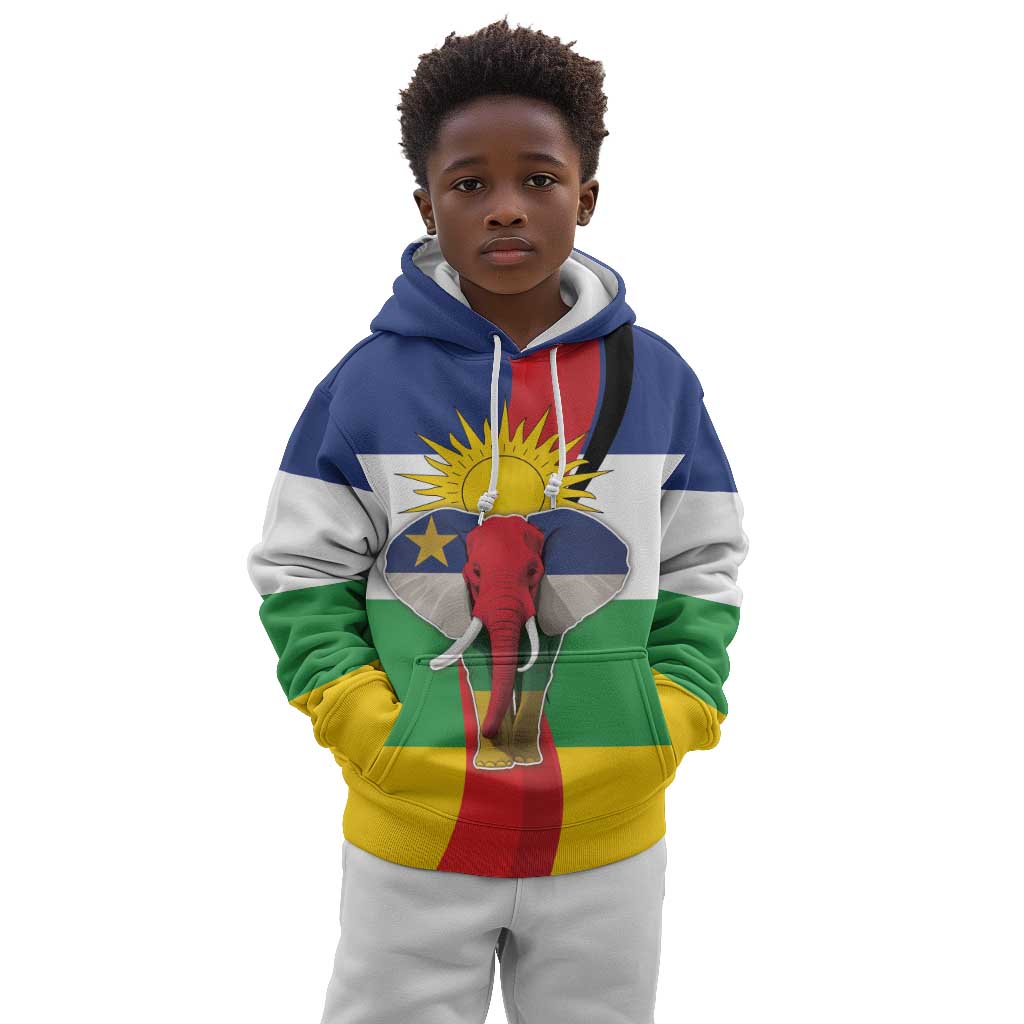 Central African Republic Republic Day 1958 Kid Hoodie Zo Kwe Zo - Flag Style