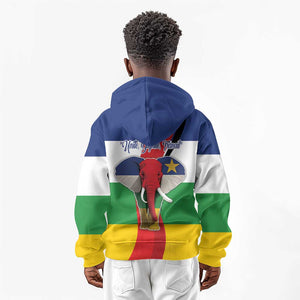 Central African Republic Republic Day 1958 Kid Hoodie Zo Kwe Zo - Flag Style