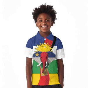 Central African Republic Republic Day 1958 Kid Polo Shirt Zo Kwe Zo - Flag Style