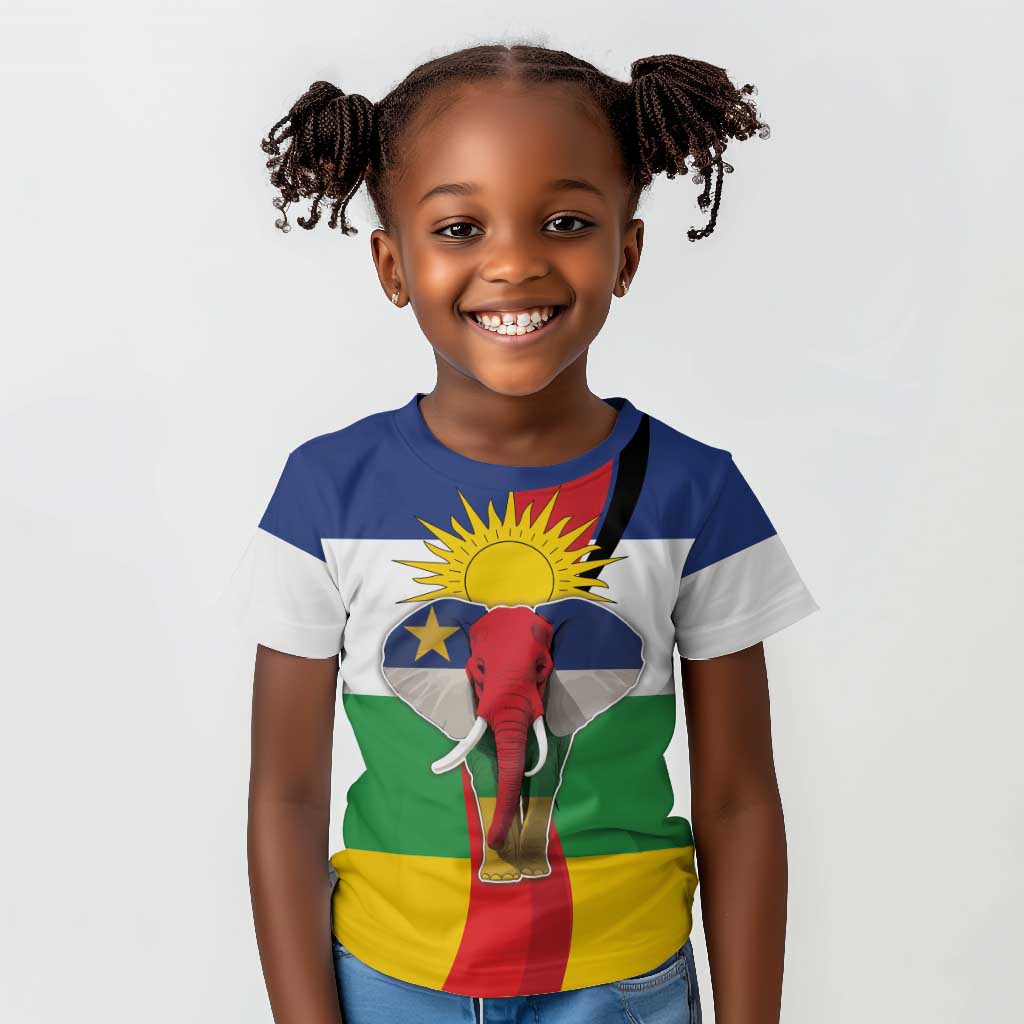 Central African Republic Republic Day 1958 Kid T shirt Zo Kwe Zo - Flag Style