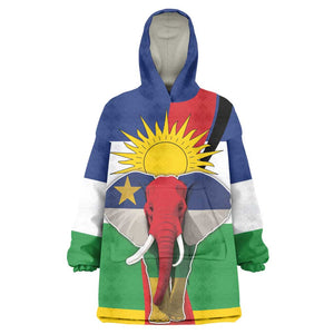 Central African Republic Republic Day 1958 Kid Wearable Blanket Hoodie Zo Kwe Zo - Flag Style