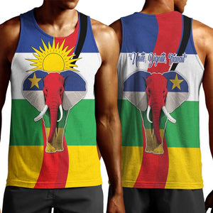 Central African Republic Republic Day 1958 Men Tank Top Zo Kwe Zo - Flag Style