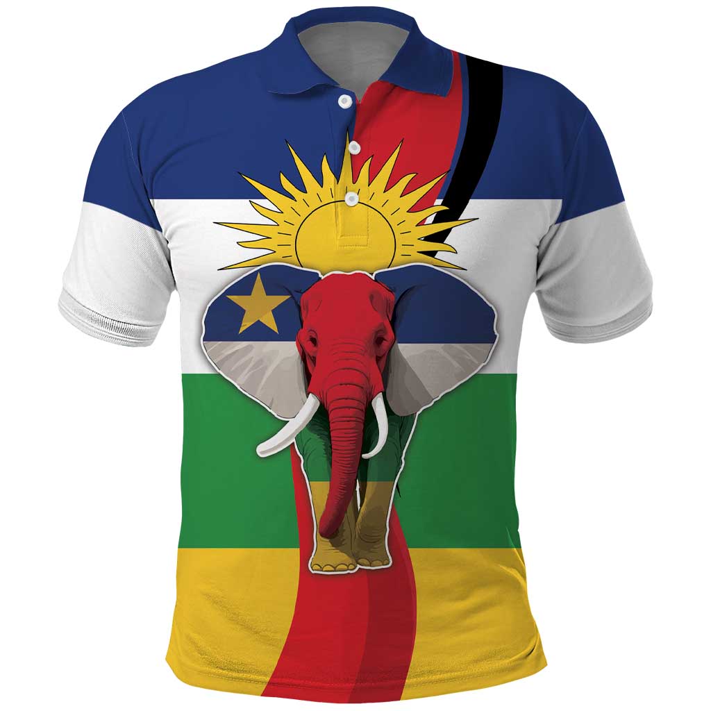 Central African Republic Republic Day 1958 Polo Shirt Zo Kwe Zo - Flag Style