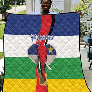 Central African Republic Republic Day 1958 Quilt Zo Kwe Zo - Flag Style