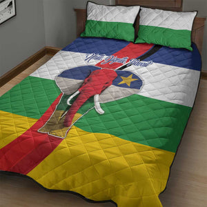 Central African Republic Republic Day 1958 Quilt Bed Set Zo Kwe Zo - Flag Style