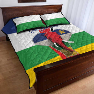 Central African Republic Republic Day 1958 Quilt Bed Set Zo Kwe Zo - Flag Style