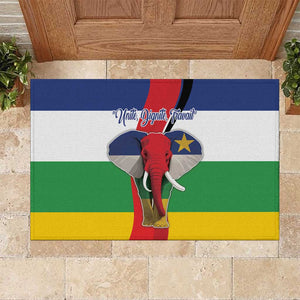 Central African Republic Republic Day 1958 Rubber Doormat Zo Kwe Zo - Flag Style