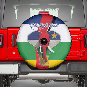 Central African Republic Republic Day 1958 Spare Tire Cover Zo Kwe Zo - Flag Style