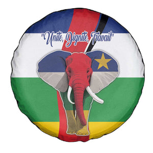 Central African Republic Republic Day 1958 Spare Tire Cover Zo Kwe Zo - Flag Style