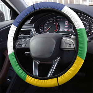 Central African Republic Republic Day 1958 Steering Wheel Cover Zo Kwe Zo - Flag Style