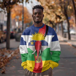 Central African Republic Republic Day 1958 Sweatshirt Zo Kwe Zo - Flag Style