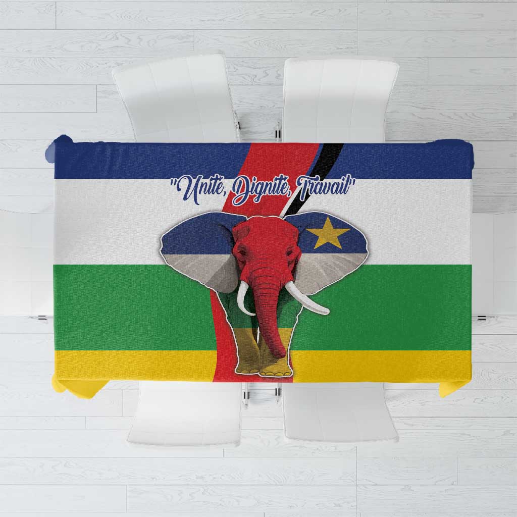 Central African Republic Republic Day 1958 Tablecloth Zo Kwe Zo - Flag Style