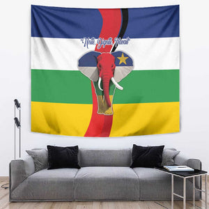 Central African Republic Republic Day 1958 Tapestry Zo Kwe Zo - Flag Style