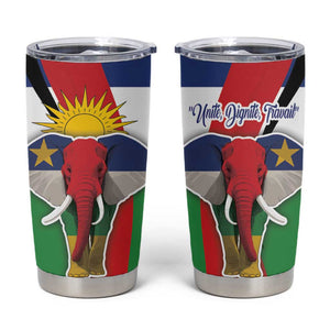 Central African Republic Republic Day 1958 Tumbler Cup Zo Kwe Zo - Flag Style