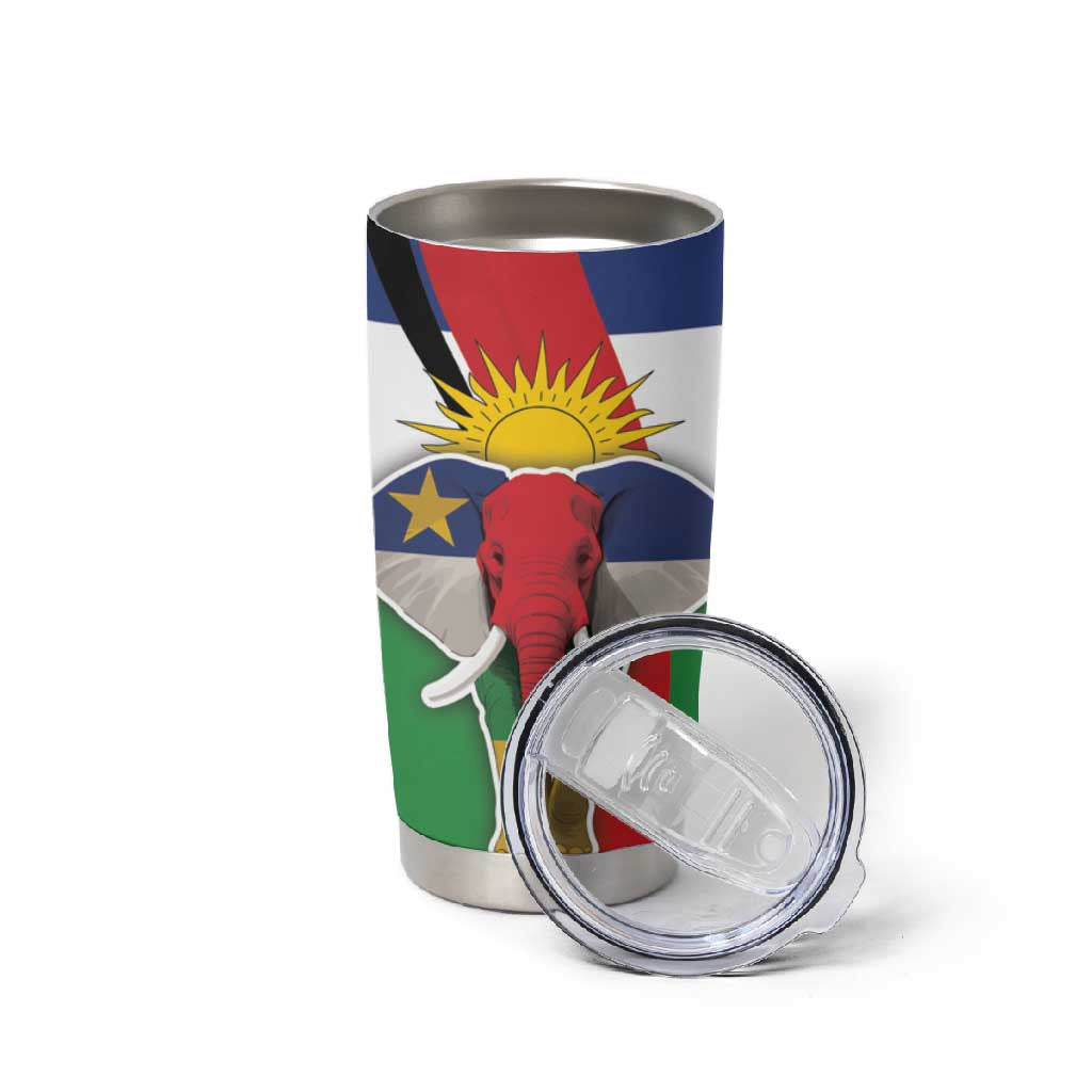 Central African Republic Republic Day 1958 Tumbler Cup Zo Kwe Zo - Flag Style