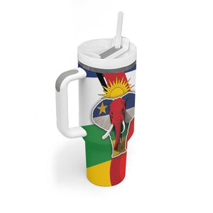 Central African Republic Republic Day 1958 Tumbler With Handle Zo Kwe Zo - Flag Style